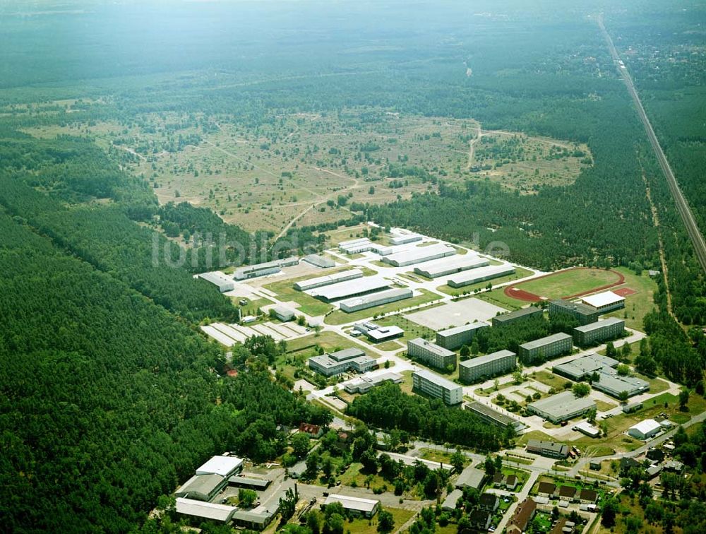 Luftbild Lehnitz - Blick auf stillgelegten Truppenübungsplatz Lehnitz bei Oranienburg