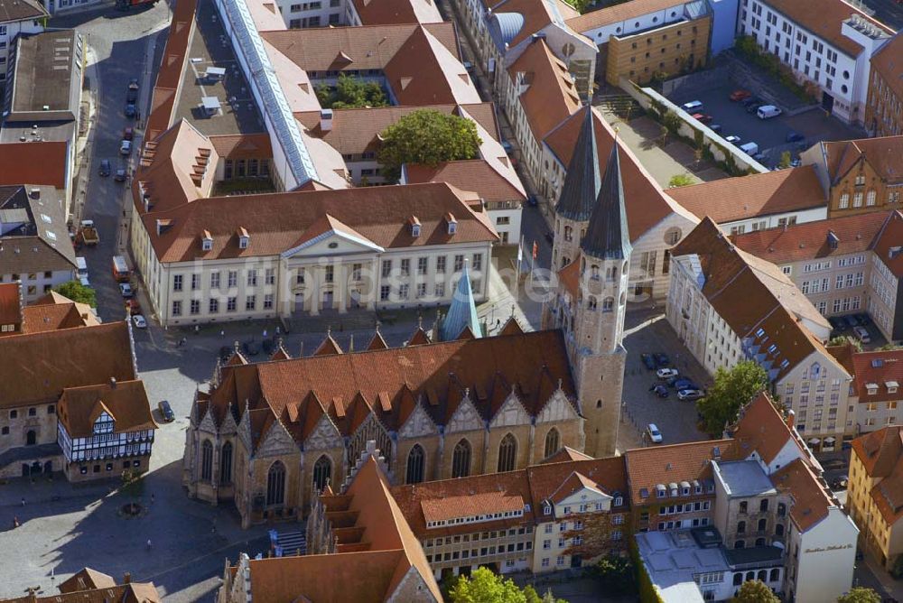 Luftaufnahme Braunschweig - Blick auf die St.Martini Kirche in Braunschweig