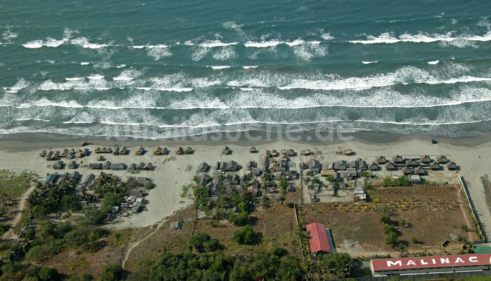 Luftbild Lingayen - Blick auf den Strand von Mabini