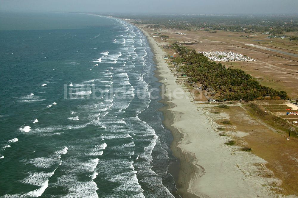 Luftaufnahme Lingayen - Blick auf den Strand von Mabini