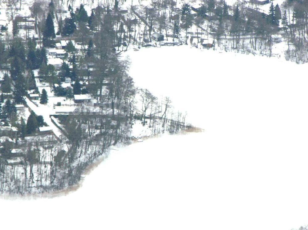 Luftaufnahme Postbruch - Blick auf den Tegler See (kleiner Ausschnitt)