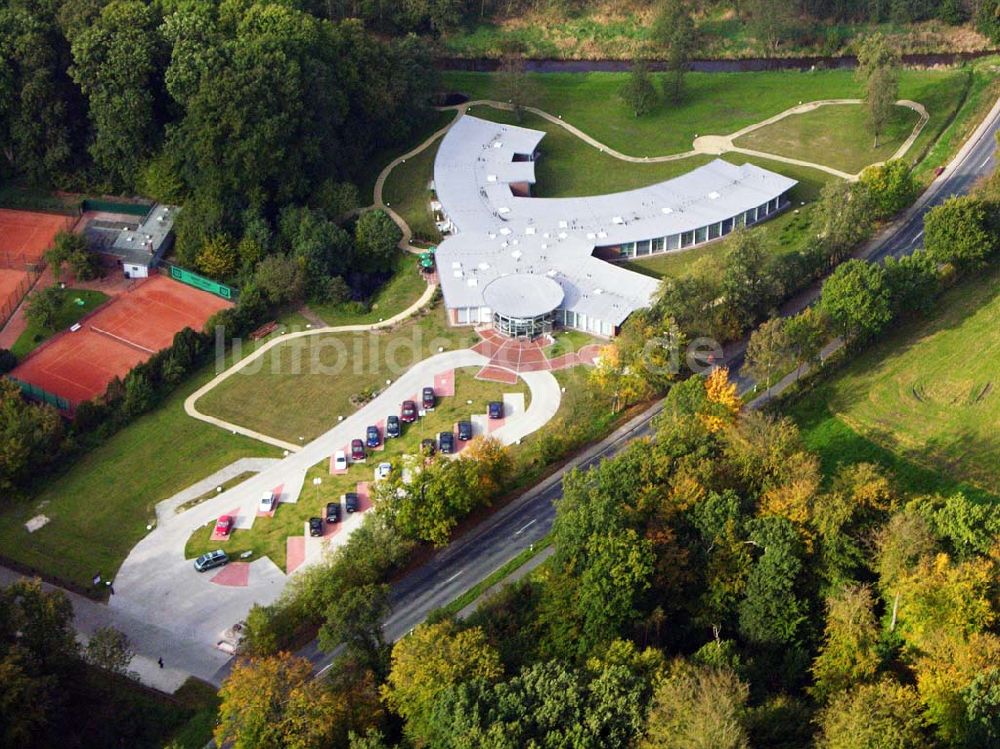 Wusterhausen aus der Vogelperspektive: Blick auf den Tennisclub Wusterhausen