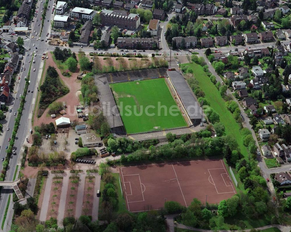 Aachen von oben - Blick auf das Tivoli - Stadion in Aachen