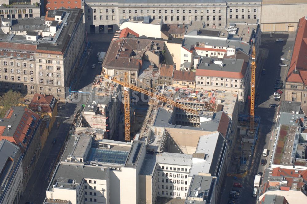 Berlin von oben - Blick auf die im Umbau befindliche Staatsbibliothek zu Berlin