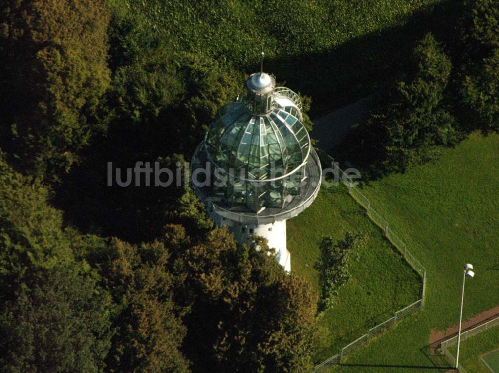 Luftaufnahme Wuppertal - Blick auf umgebauten Wasserturm westlich in Wuppertal