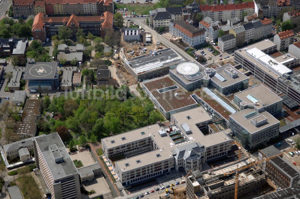 Leipzig von oben - Blick auf das Universitätsklinikum Leipzig