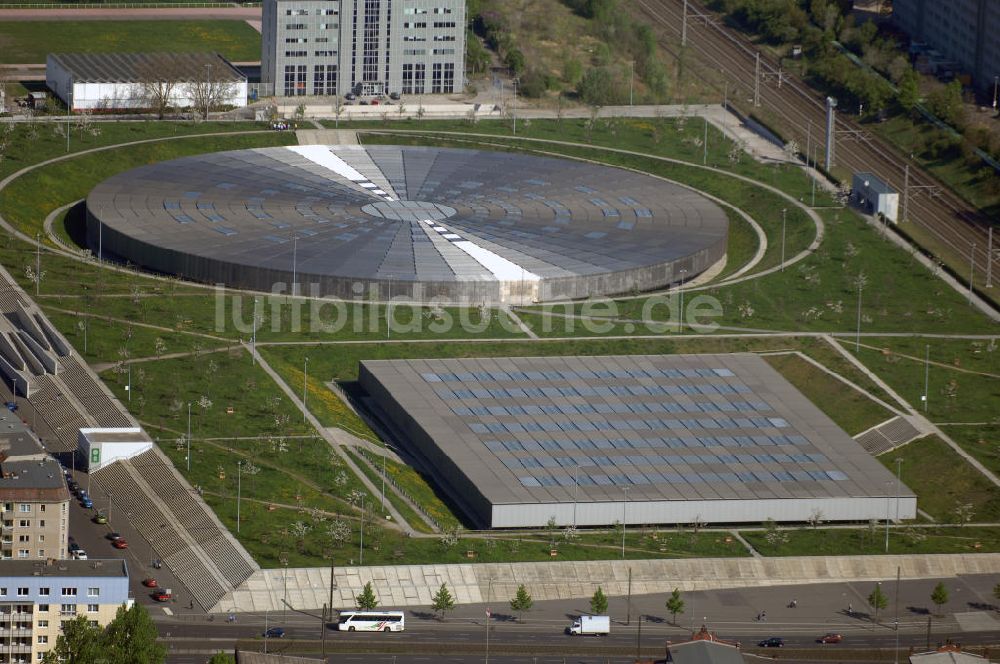 Berlin von oben - Blick auf das Velodrom Berlin