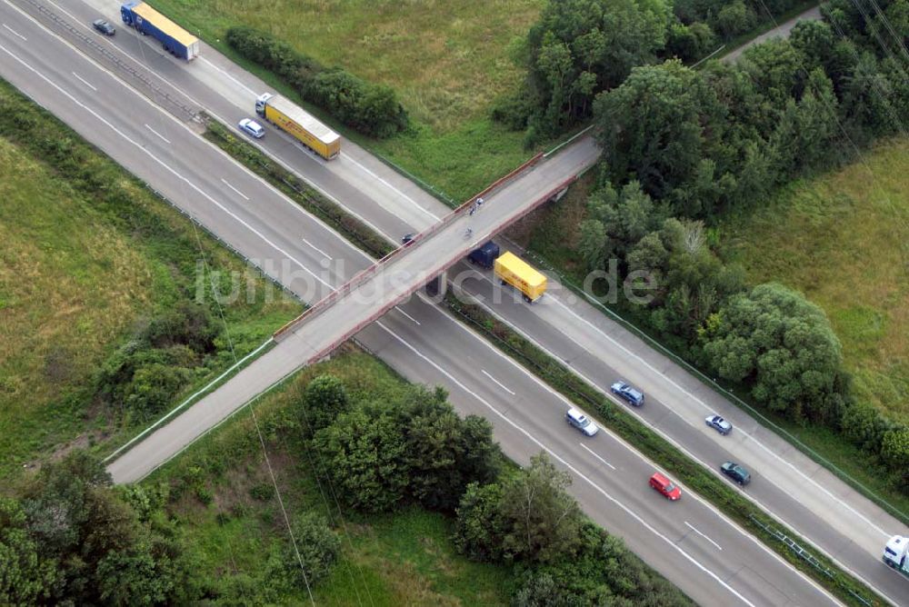 Luftbild Baden-Baden - Blick auf den Verlauf der BAB A5 zwischen dem AA Offenburg nordwärts bis zum AA Baden-Baden