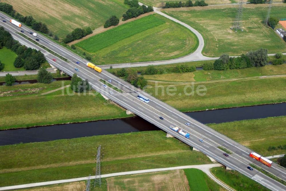 Luftaufnahme Baden-Baden - Blick auf den Verlauf der BAB A5 zwischen dem AA Offenburg nordwärts bis zum AA Baden-Baden