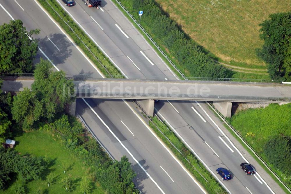 Baden-Baden aus der Vogelperspektive: Blick auf den Verlauf der BAB A5 zwischen dem AA Offenburg nordwärts bis zum AA Baden-Baden