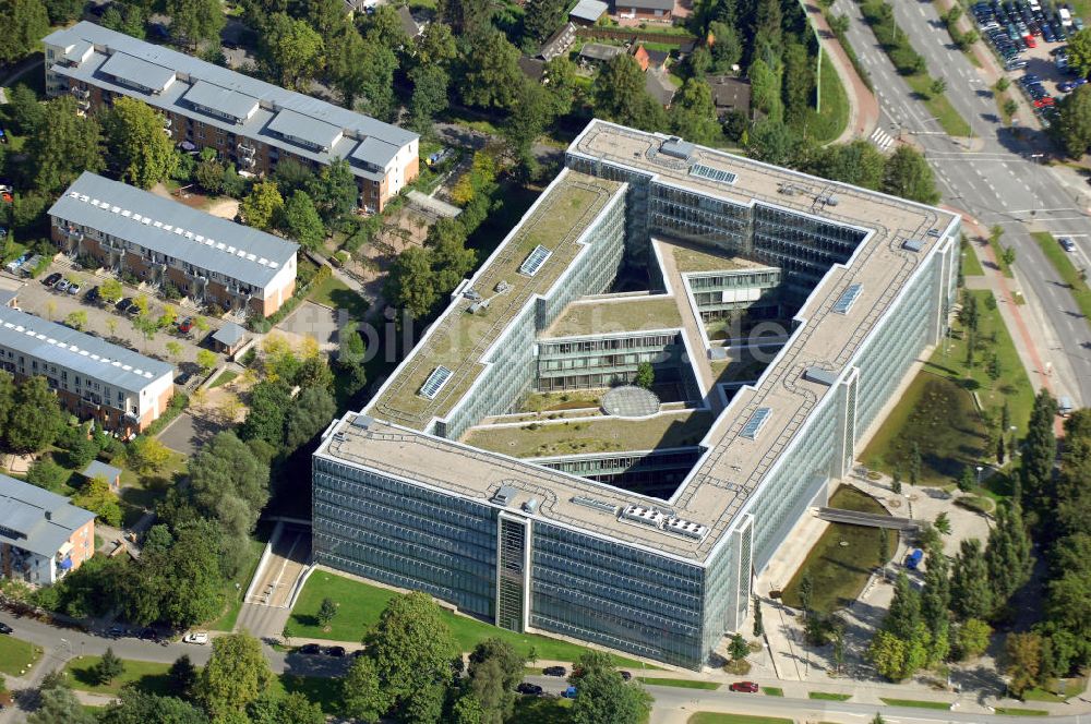 Hamburg aus der Vogelperspektive: Blick auf das Verwaltungsgebäude der Landesversicherungsanstalt Hamburg