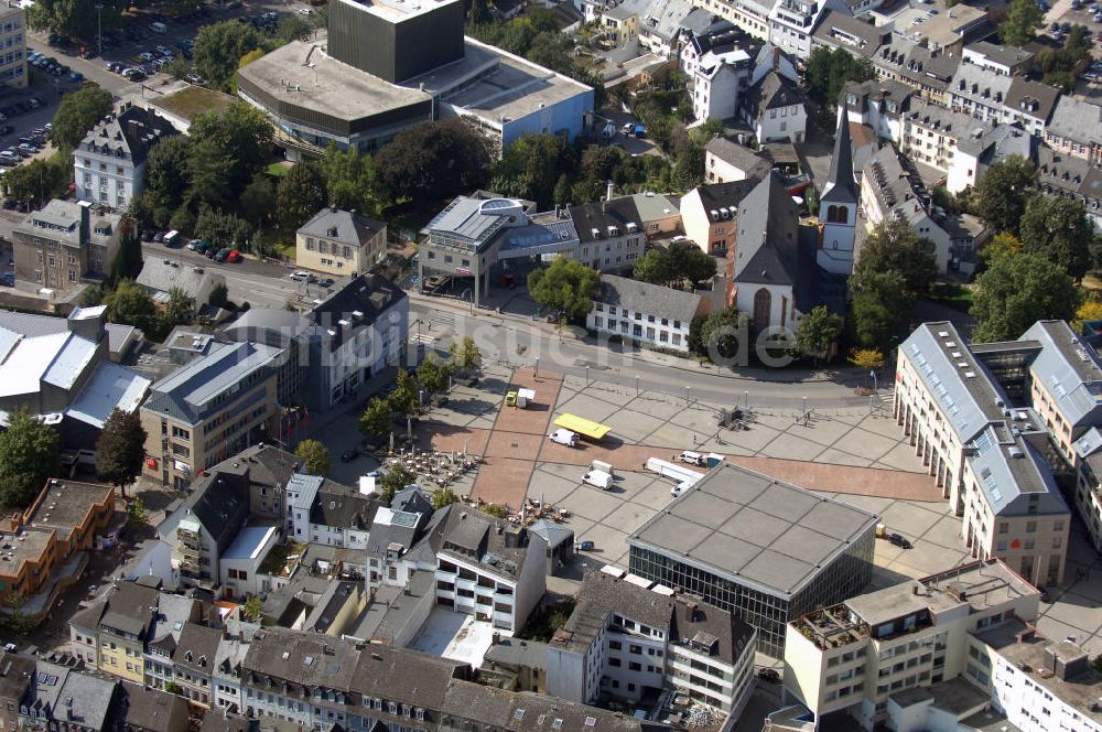 Luftbild Trier - Blick auf den Viehmarktplatz in der ältesten Stadt Deutschlands, Trier