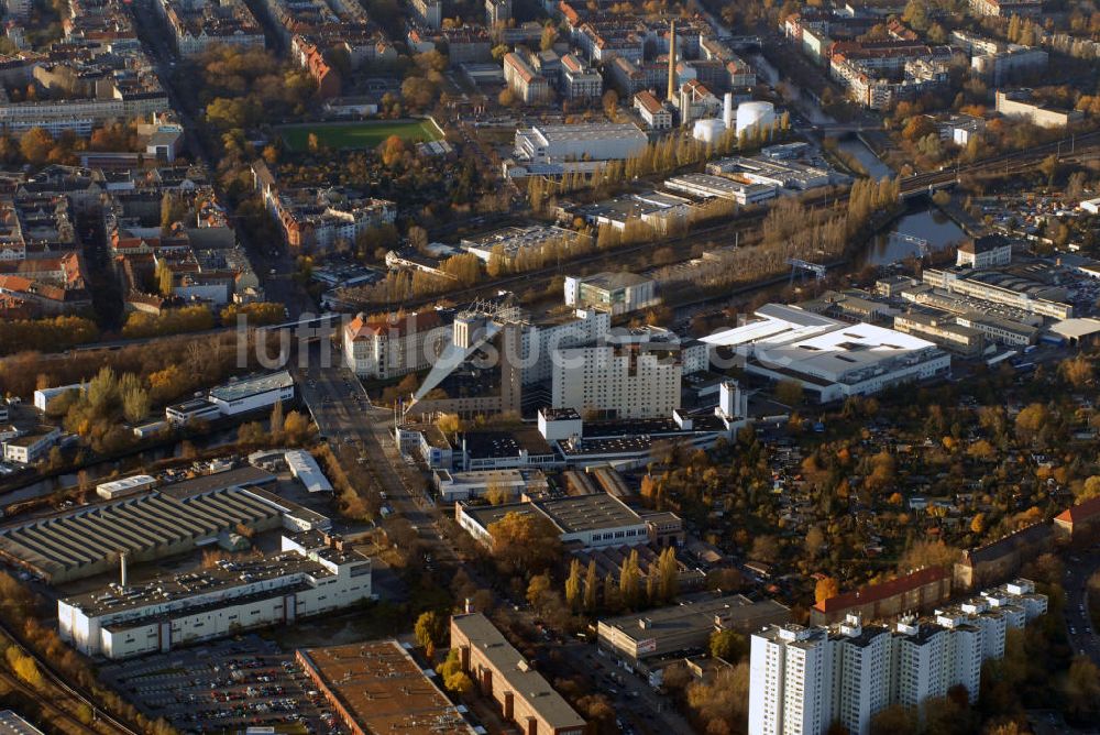 Berlin Neuköln aus der Vogelperspektive: Blick auf das Viertel an der Sonnenalle in Berlin Neukölln