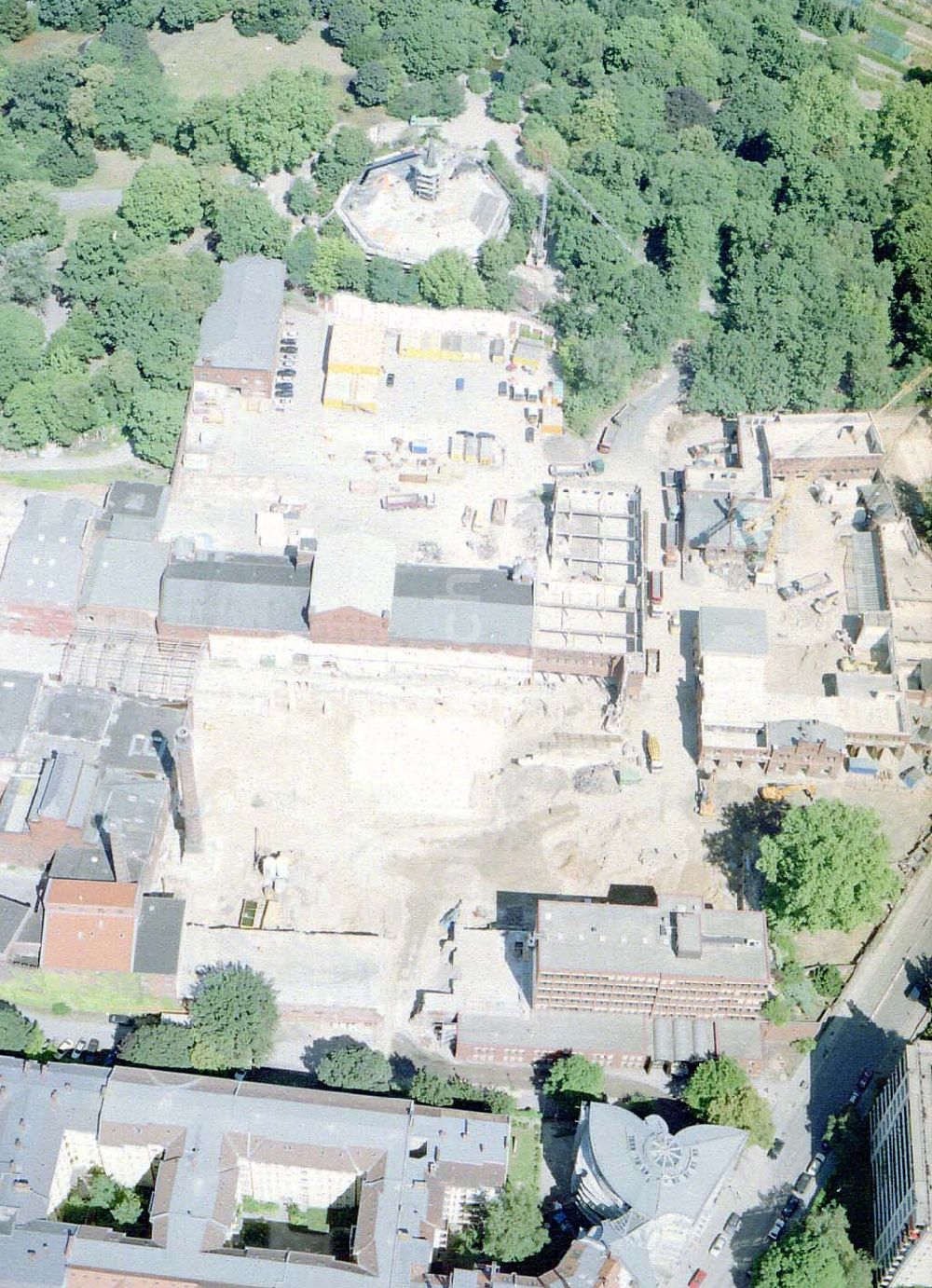 Luftbild Berlin - Kreuzberg - Blick auf das Viktoria Quartier in Berlin-Kreuberg