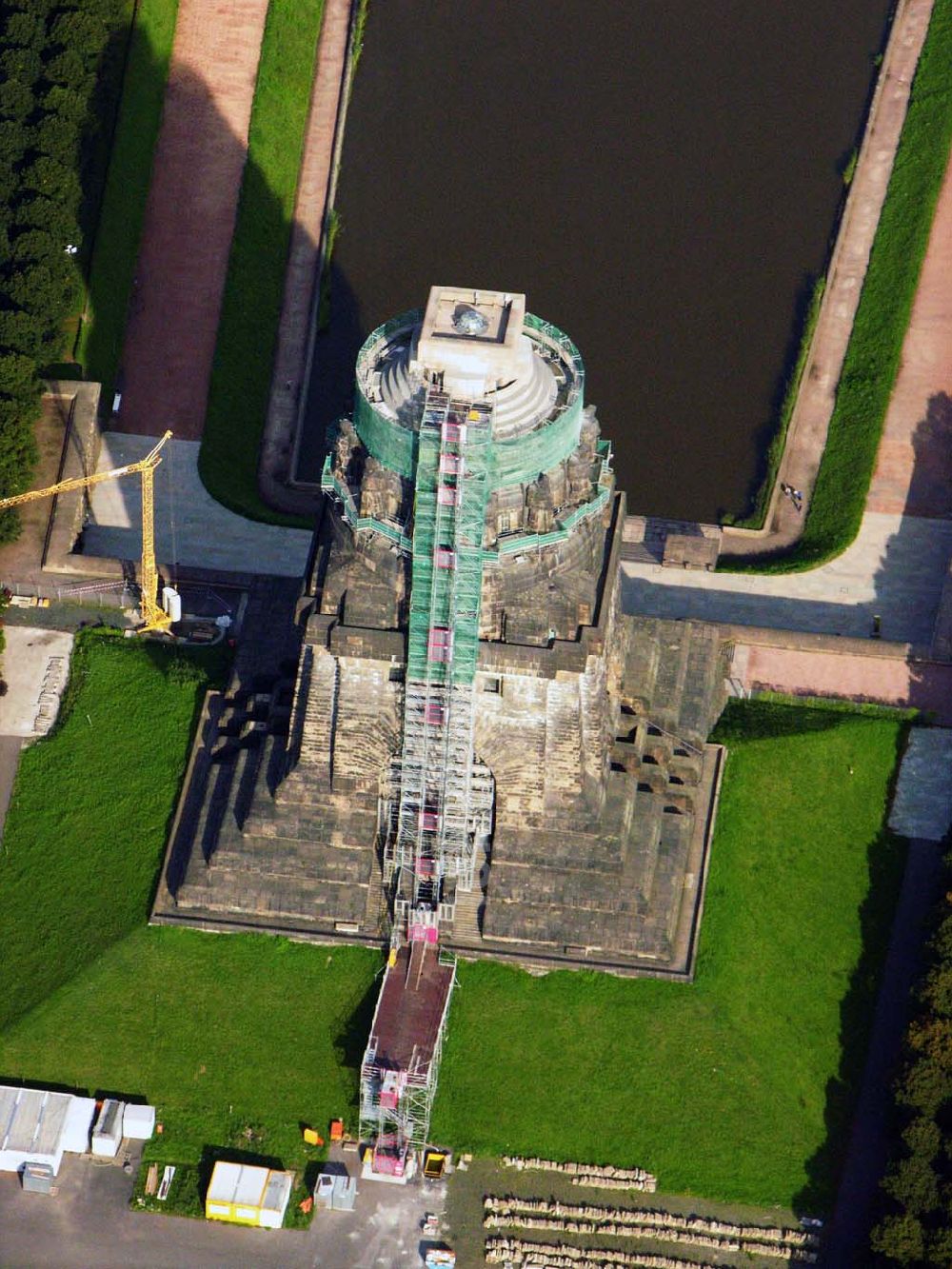 Leipzig von oben - Blick auf das Völkerschlachtdenkmal