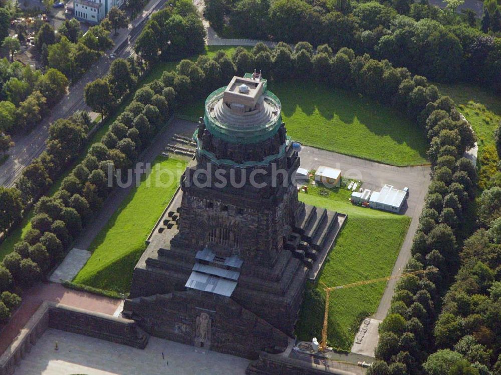 Leipzig von oben - Blick auf das Völkerschlachtdenkmal