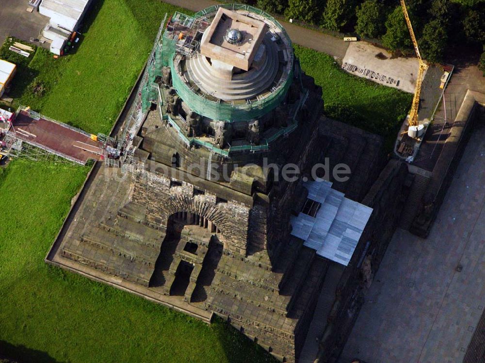 Leipzig von oben - Blick auf das Völkerschlachtdenkmal