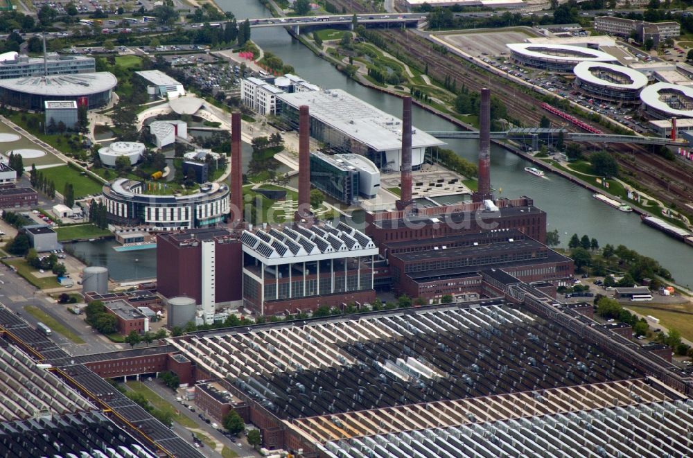 Luftbild Wolfsburg - Blick auf das Volkswagenwerk in Wolfsburg im Bundesland Niedersachsen