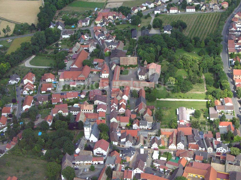 Luftbild Wachenheim / Rheinland-Pfalz - Blick auf Wachenheim mit Gutshof Wachenheim