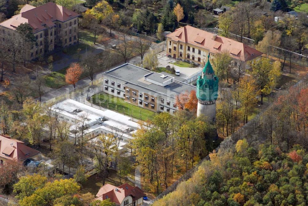 Luftbild Leipzig - Blick auf den Wasserturm in der Gorbitzer Strasse