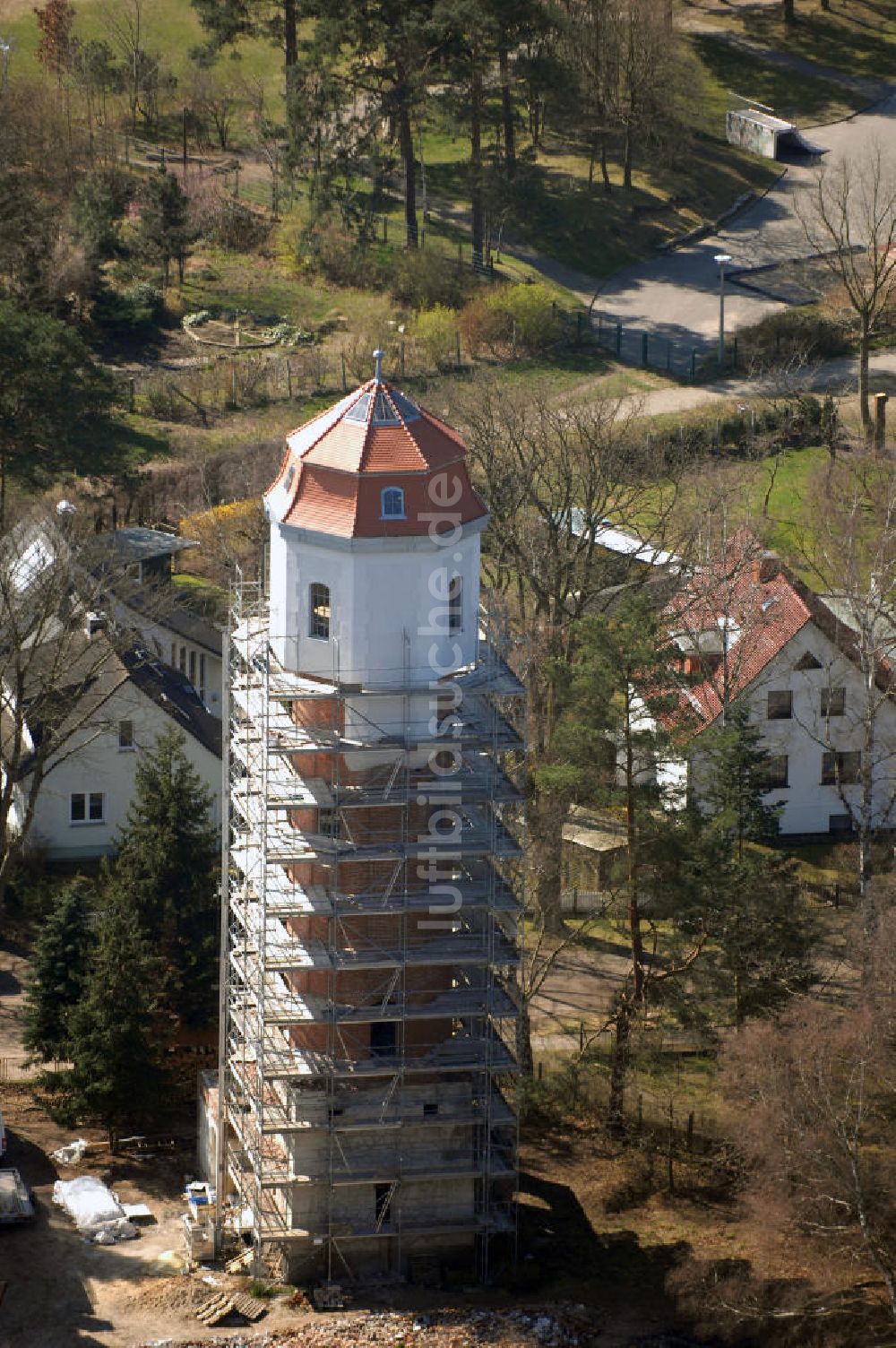 Luftaufnahme Graal-Müritz - Blick auf den Wasserturm in Graal-Müritz