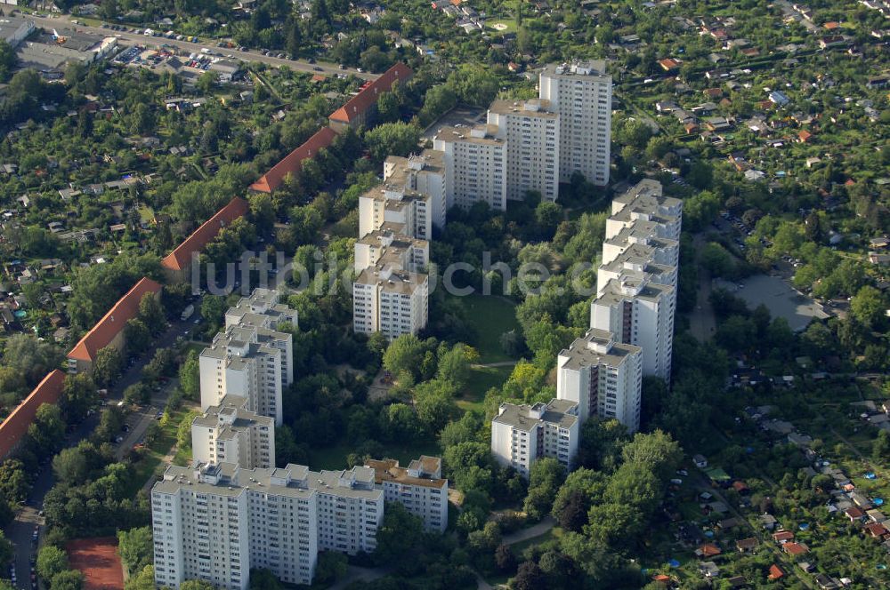 Berlin aus der Vogelperspektive: Blick auf die Weiße Siedlung in Berlin-Neukölln