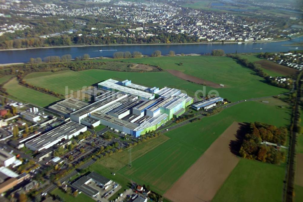 Andernach (Rheinland-Pfalz) von oben - Blick auf ein Werk der Rasselstein GmbH in Andernach