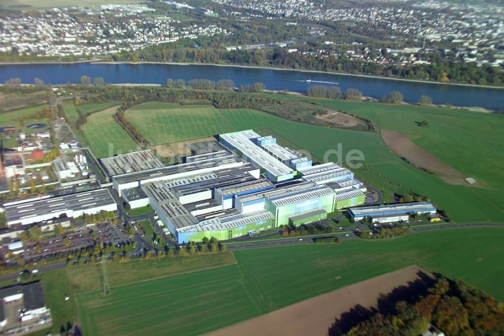 Andernach (Rheinland-Pfalz) aus der Vogelperspektive: Blick auf ein Werk der Rasselstein GmbH in Andernach