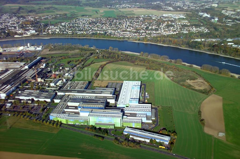 Luftaufnahme Andernach (Rheinland-Pfalz) - Blick auf ein Werk der Rasselstein GmbH in Andernach