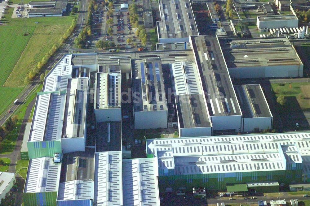 Andernach (Rheinland-Pfalz) aus der Vogelperspektive: Blick auf ein Werk der Rasselstein GmbH in Andernach