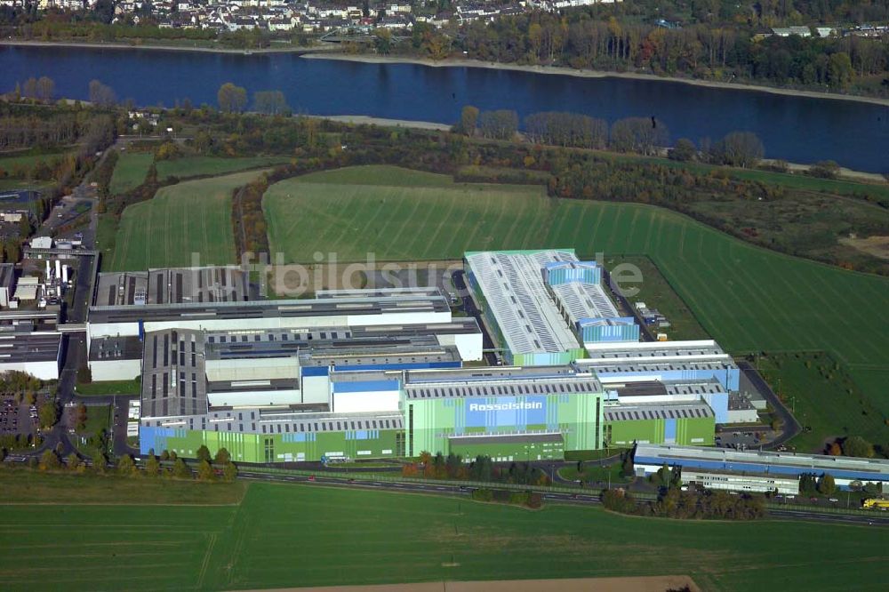 Andernach (Rheinland-Pfalz) aus der Vogelperspektive: Blick auf ein Werk der Rasselstein GmbH in Andernach