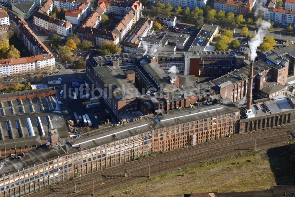 Hannover aus der Vogelperspektive: Blick auf das Werksgelände der Continental AG in Hannover