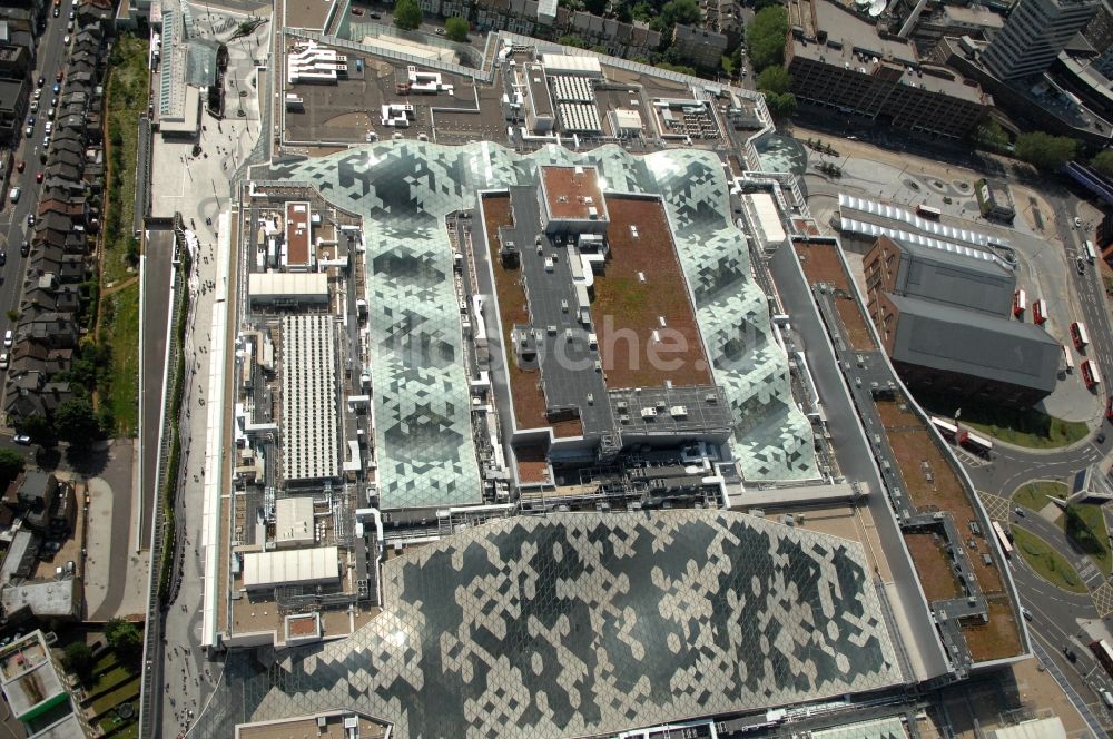 Luftbild London - Blick auf das Westfield Shopping Center in London