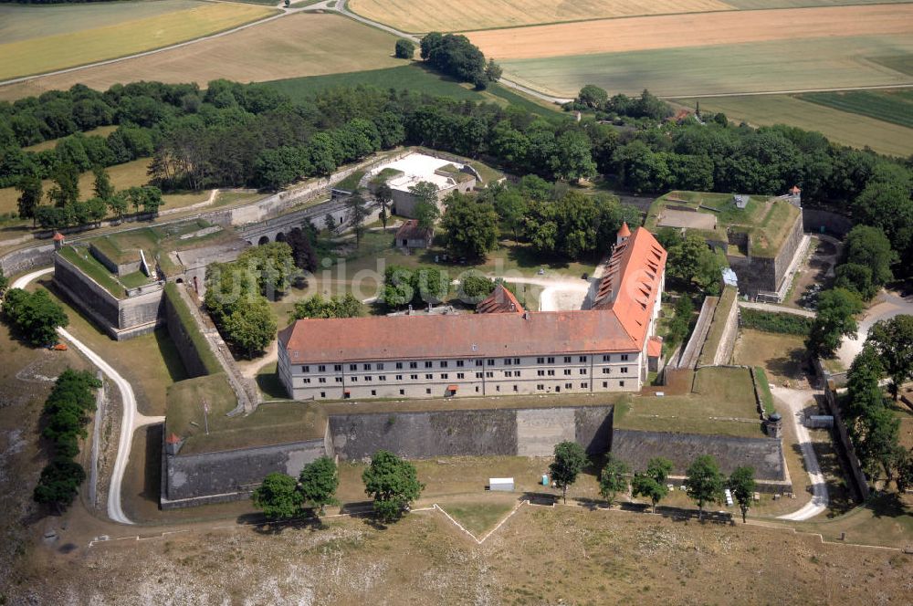 Weißenburg aus der Vogelperspektive: Blick auf die Wülzburg als Ortsteil von Weißenburg