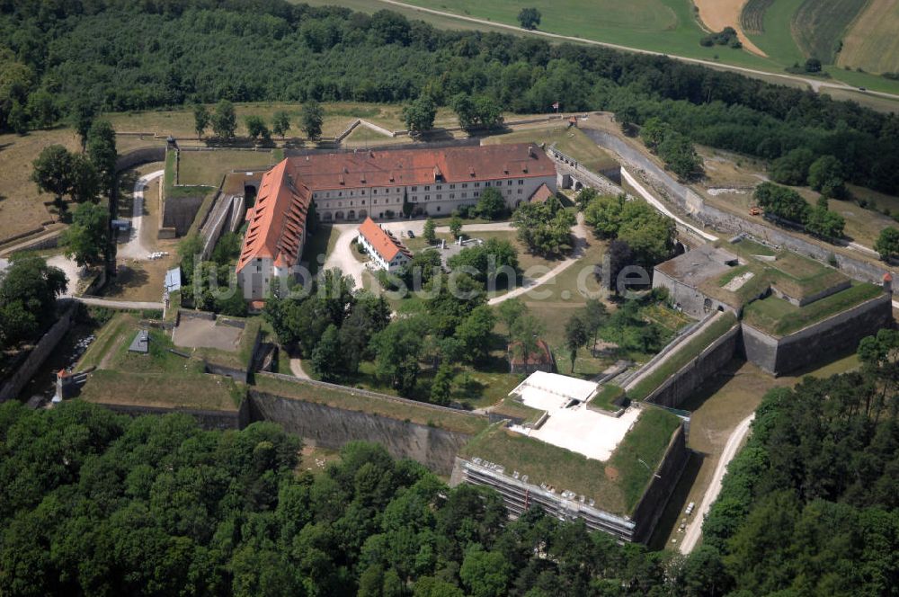 Luftaufnahme Weißenburg - Blick auf die Wülzburg als Ortsteil von Weißenburg