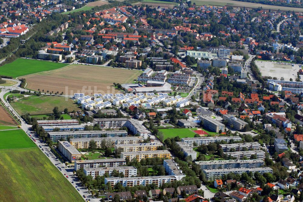 Luftbild Fürstenfeldbruck - Blick auf eine Wohnanlage in Fürstenfeldbruck