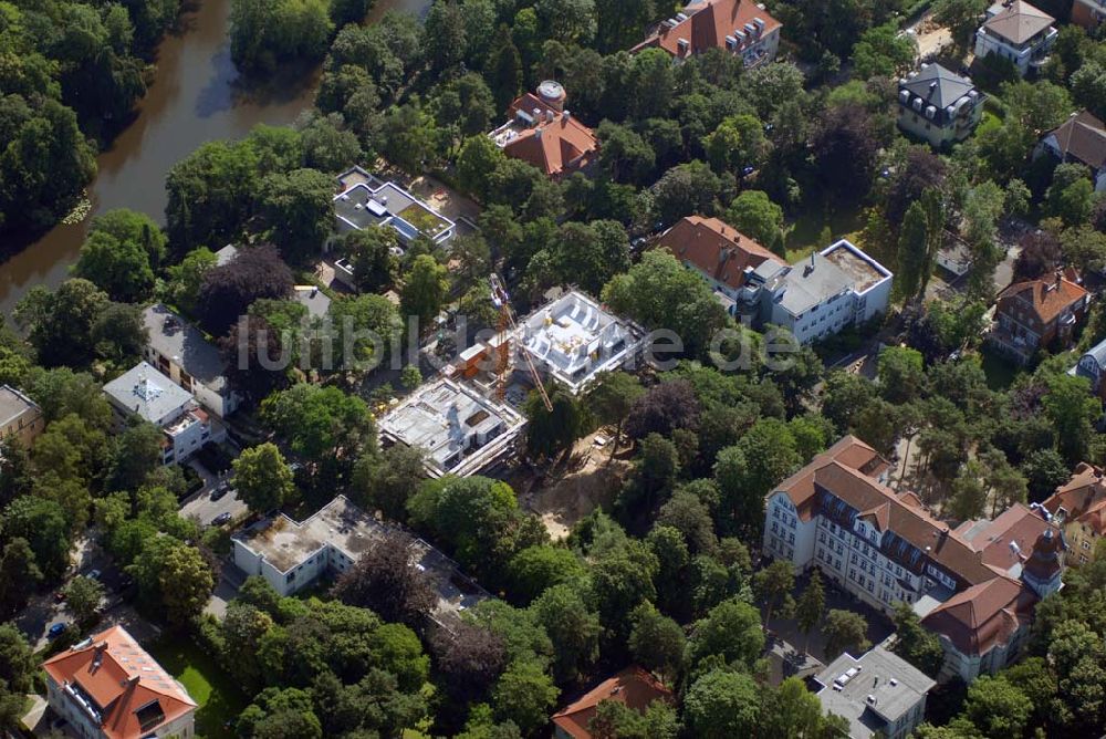 Luftbild Berlin - Blick auf das Wohnneubaubaufeld der PREMIER Wohnbau an der Delbrückstrasse in Berlin-Steglitz