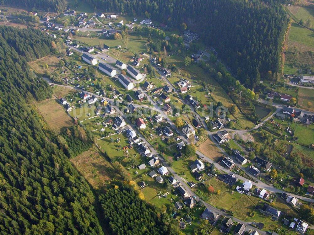 Luftbild Klingenthal ( Sachsen ) - Blick auf das Wohnneubaugebiet im Westen von Klingenthal