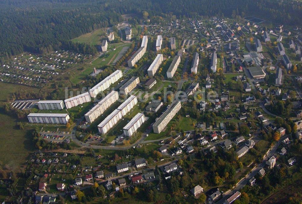 Luftaufnahme Klingenthal ( Sachsen ) - Blick auf das Wohnneubaugebiet im Westen von Klingenthal