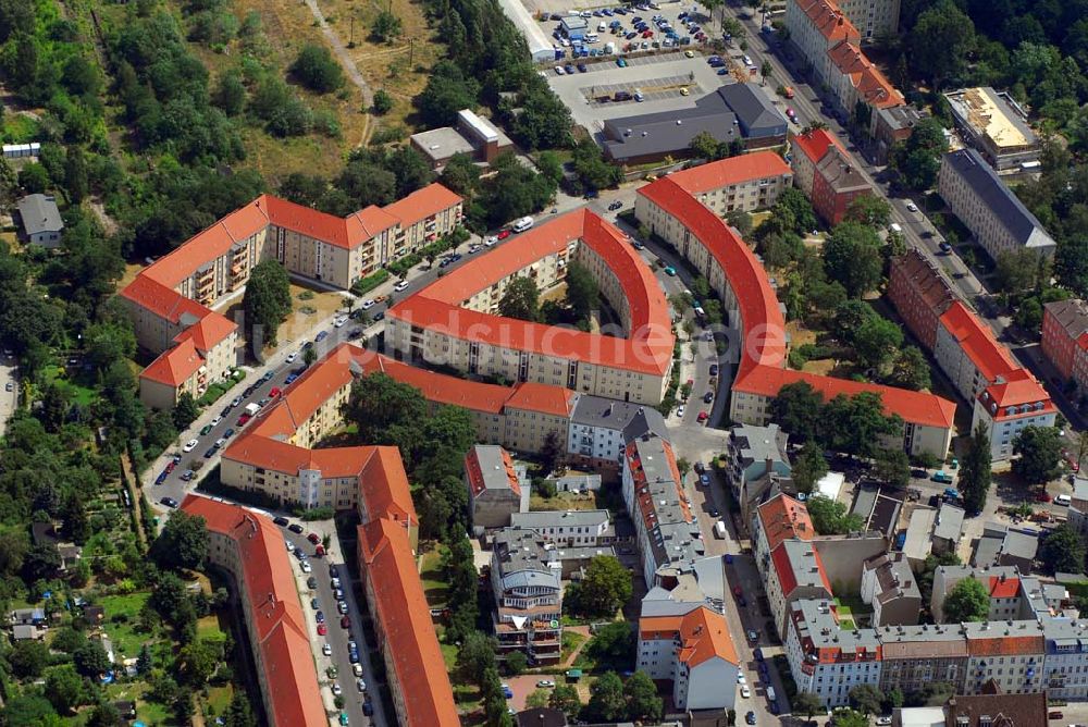 Luftbild Köpenick - Blick auf eine Wohnsiedlung in Berlin-Köpenick