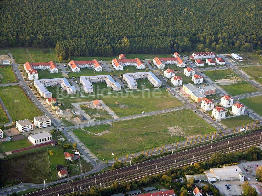 Luftbild Michendorf - 05.10.2004 Blick auf das Wohnungsneubaugebiet in Michendorf/ Potsdam Mittelmark.