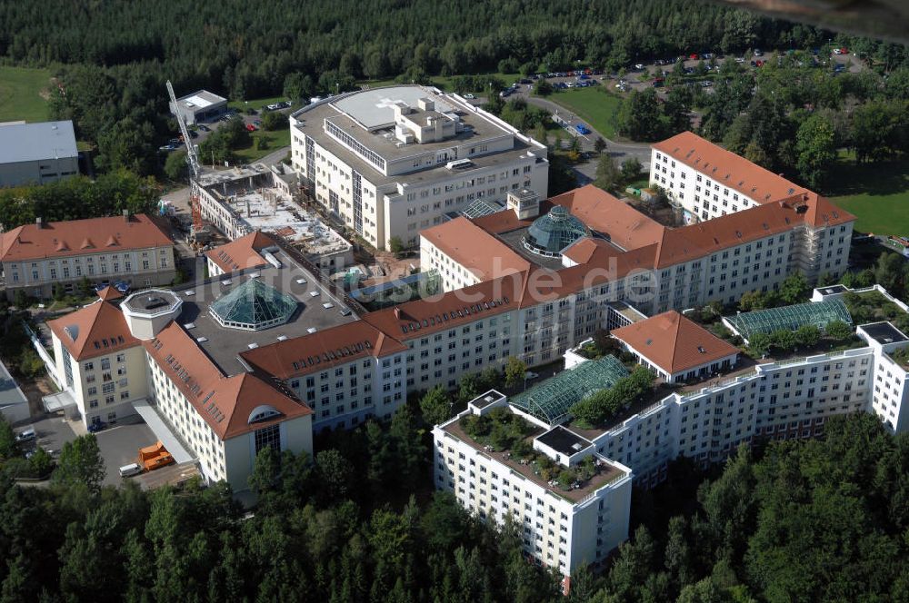 Luftaufnahme Bad Berka - Blick auf die Zentralklinik Bad Berka in Thüringen