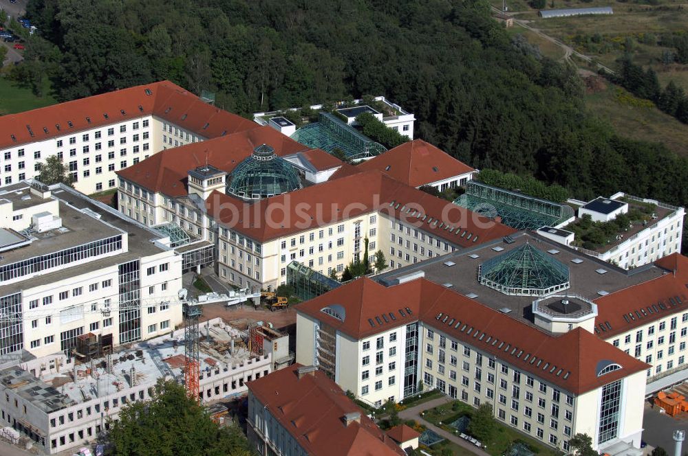 Bad Berka von oben - Blick auf die Zentralklinik Bad Berka in Thüringen