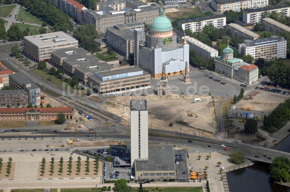 Luftaufnahme Potsdam - Blick auf das Zentrum von Potsdam