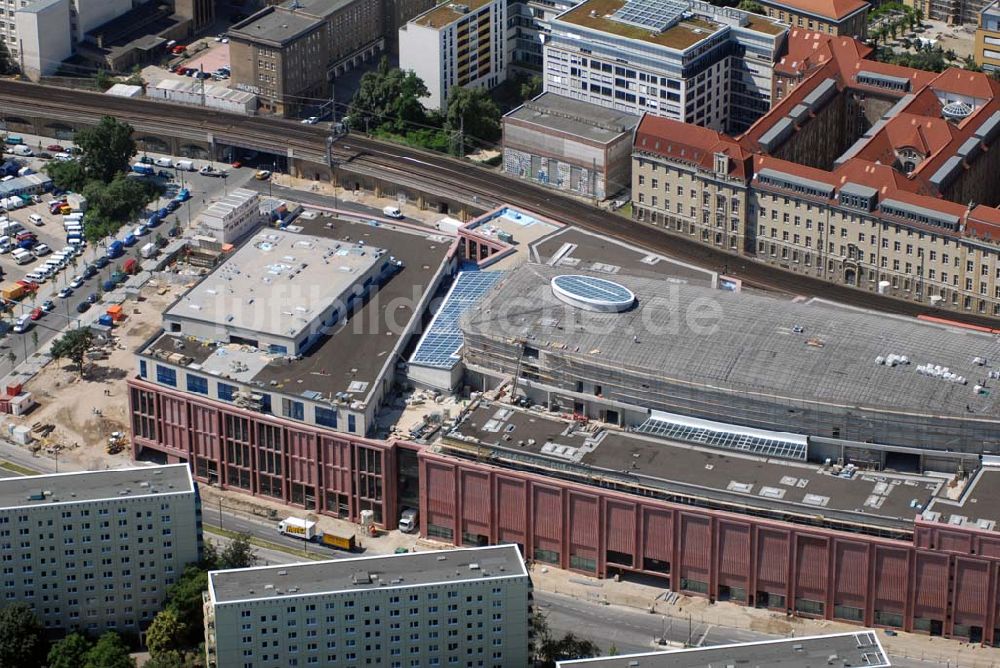 Luftbild Berlin - Blick auf zukünftigen Einkauszentrums Alexa in Berlin-Mitte