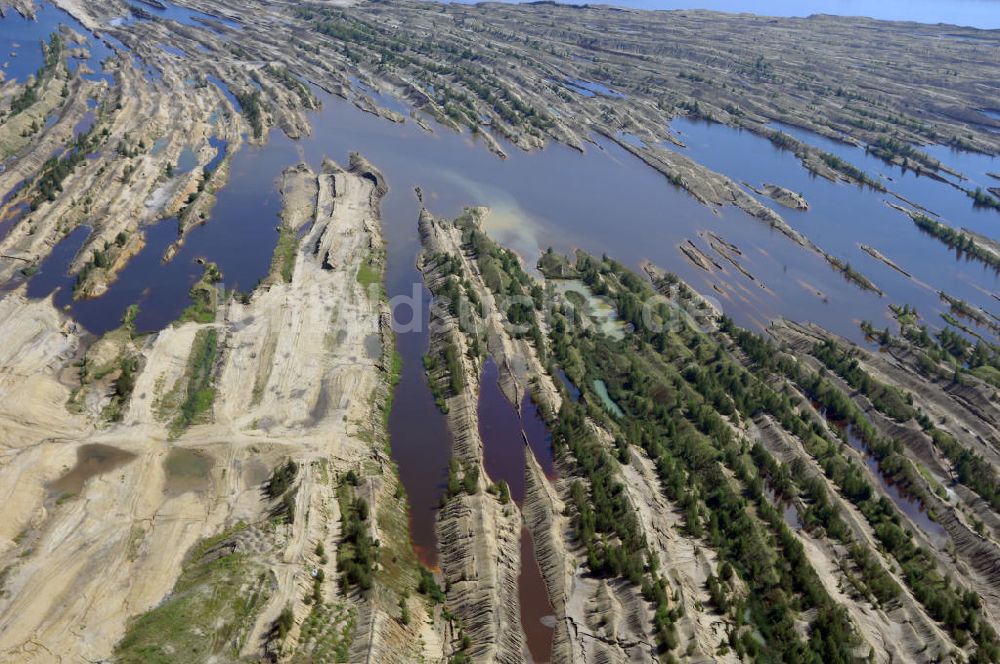 Zwenkau von oben - Blick auf den zukünpftigen Zwenkauer See