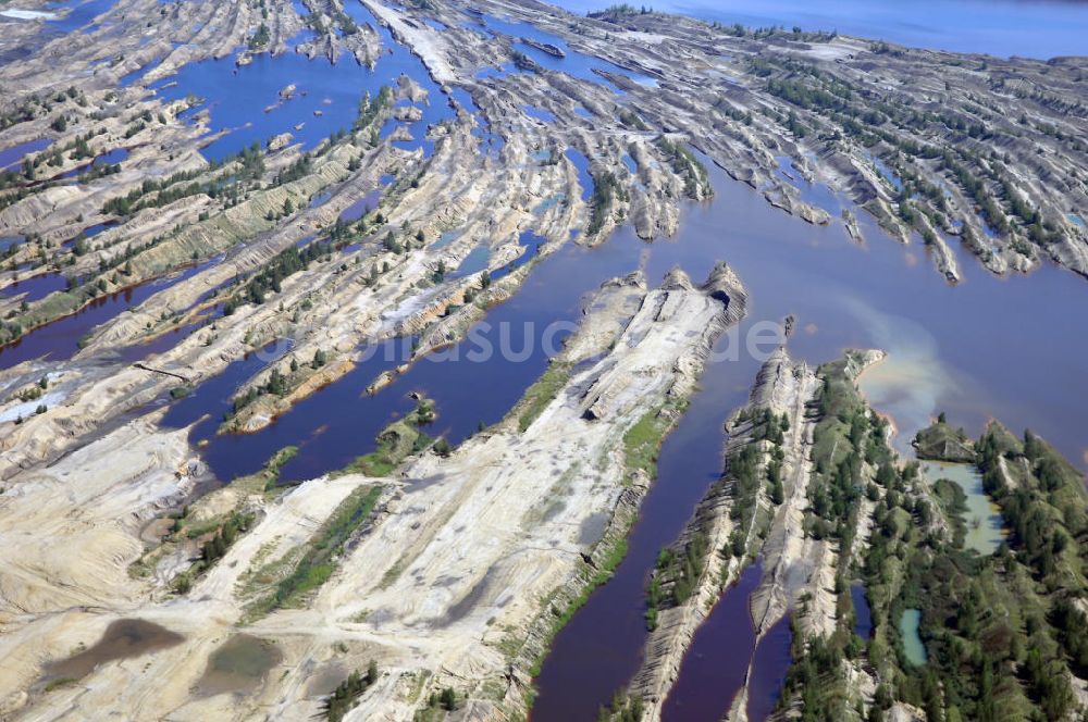 Zwenkau aus der Vogelperspektive: Blick auf den zukünpftigen Zwenkauer See