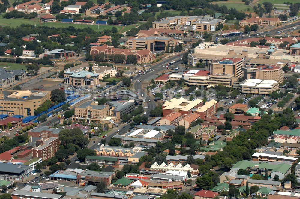 Bloemfontein von oben - Bloemfontein in Südafrika / South Africa