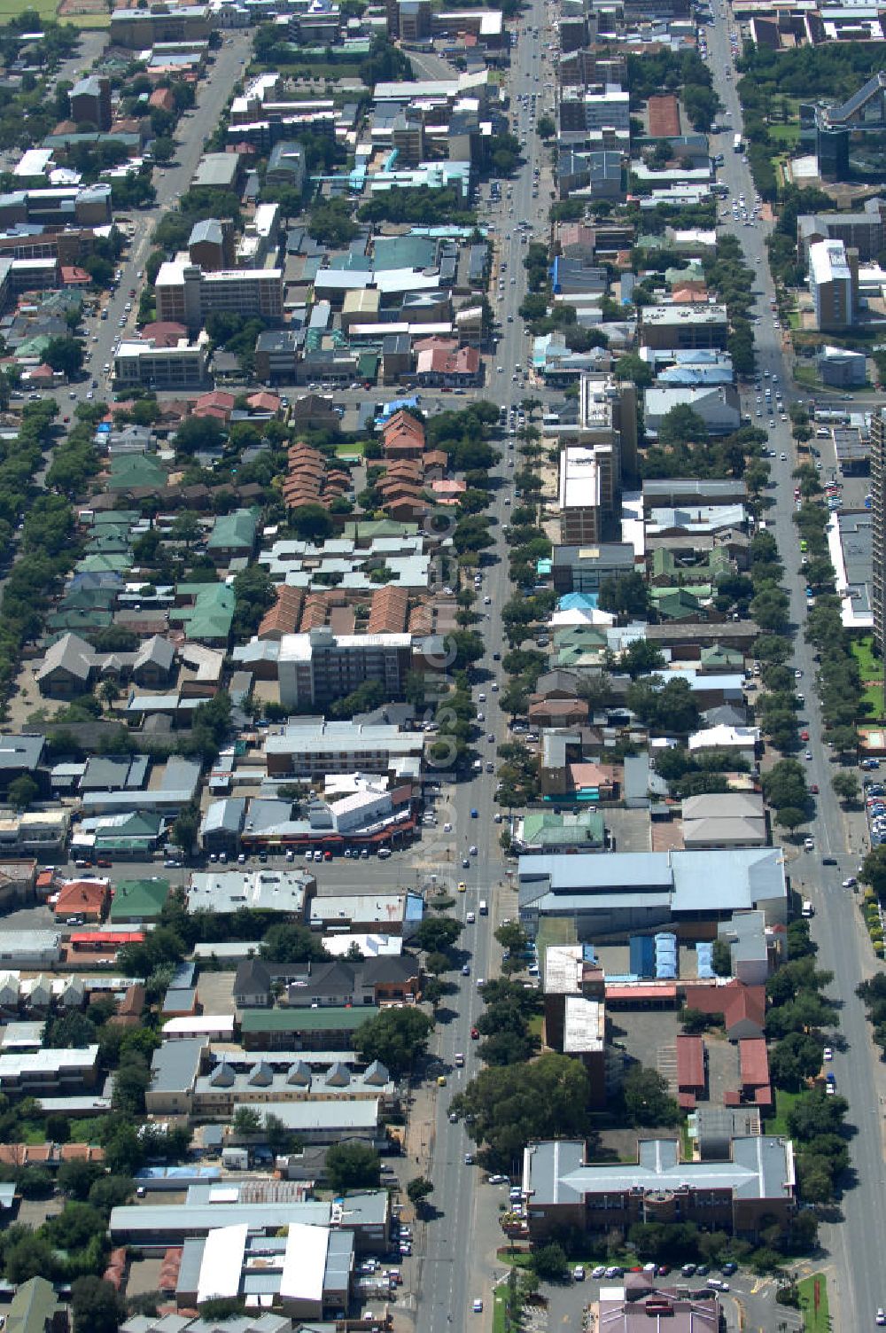 Bloemfontein von oben - Bloemfontein in Südafrika / South Africa