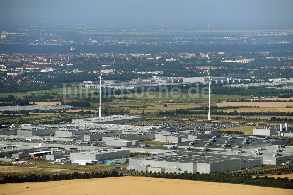 Luftaufnahme Leipzig - BMW Werk / Plant Leipzig im Bundesland Sachsen